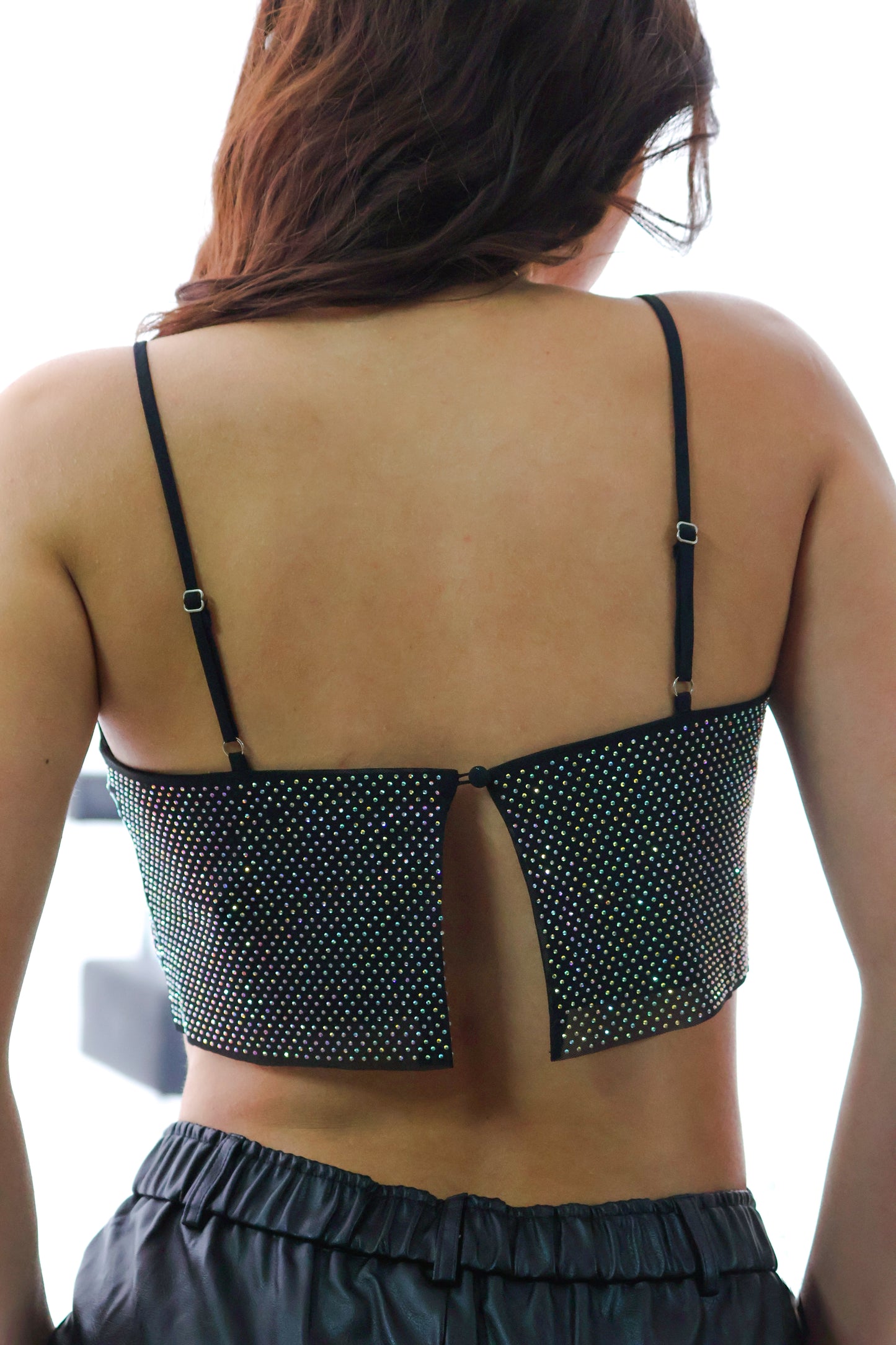 Mirrorball Cropped Top