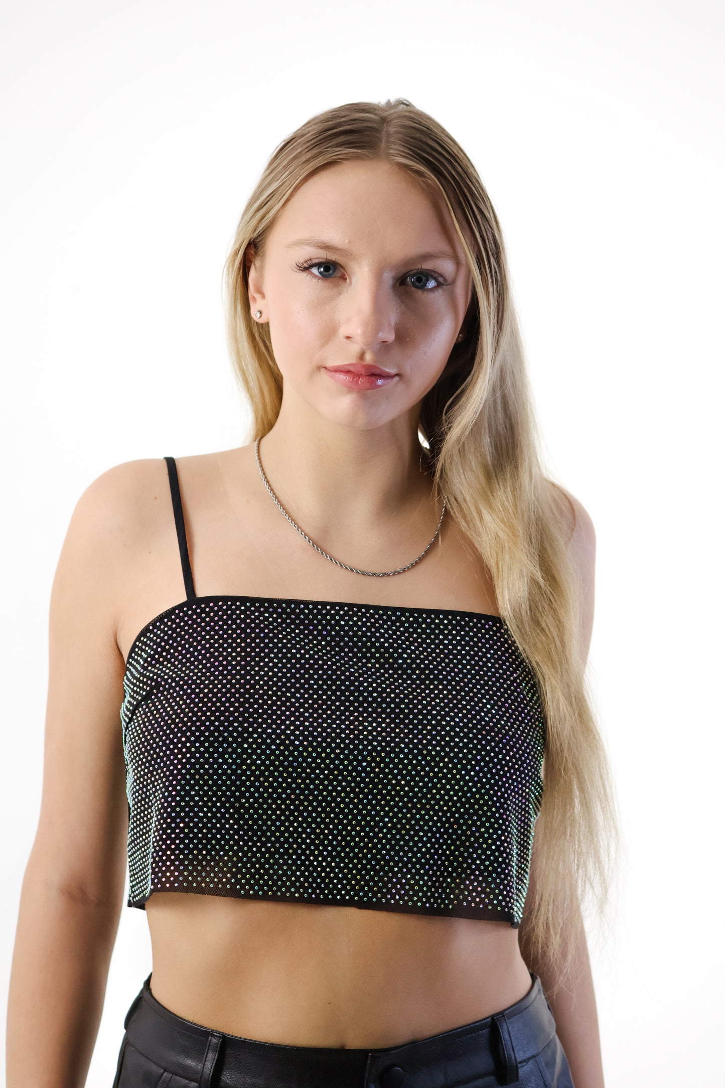 Mirrorball Cropped Top