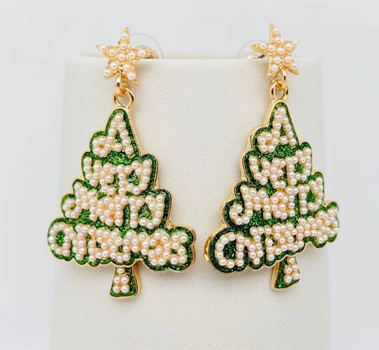 Very Merry Christmas Earrings