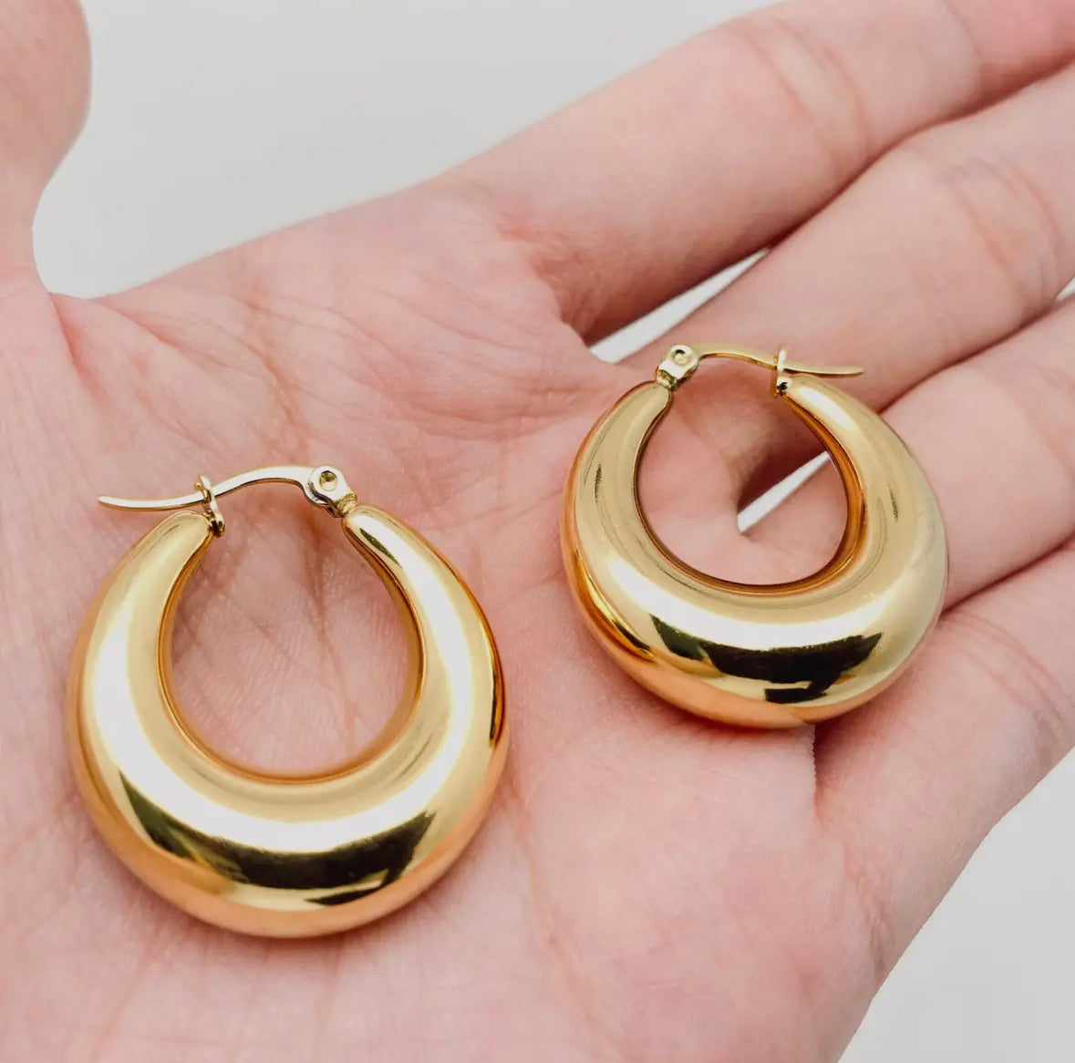 Gold Huggie Earrings