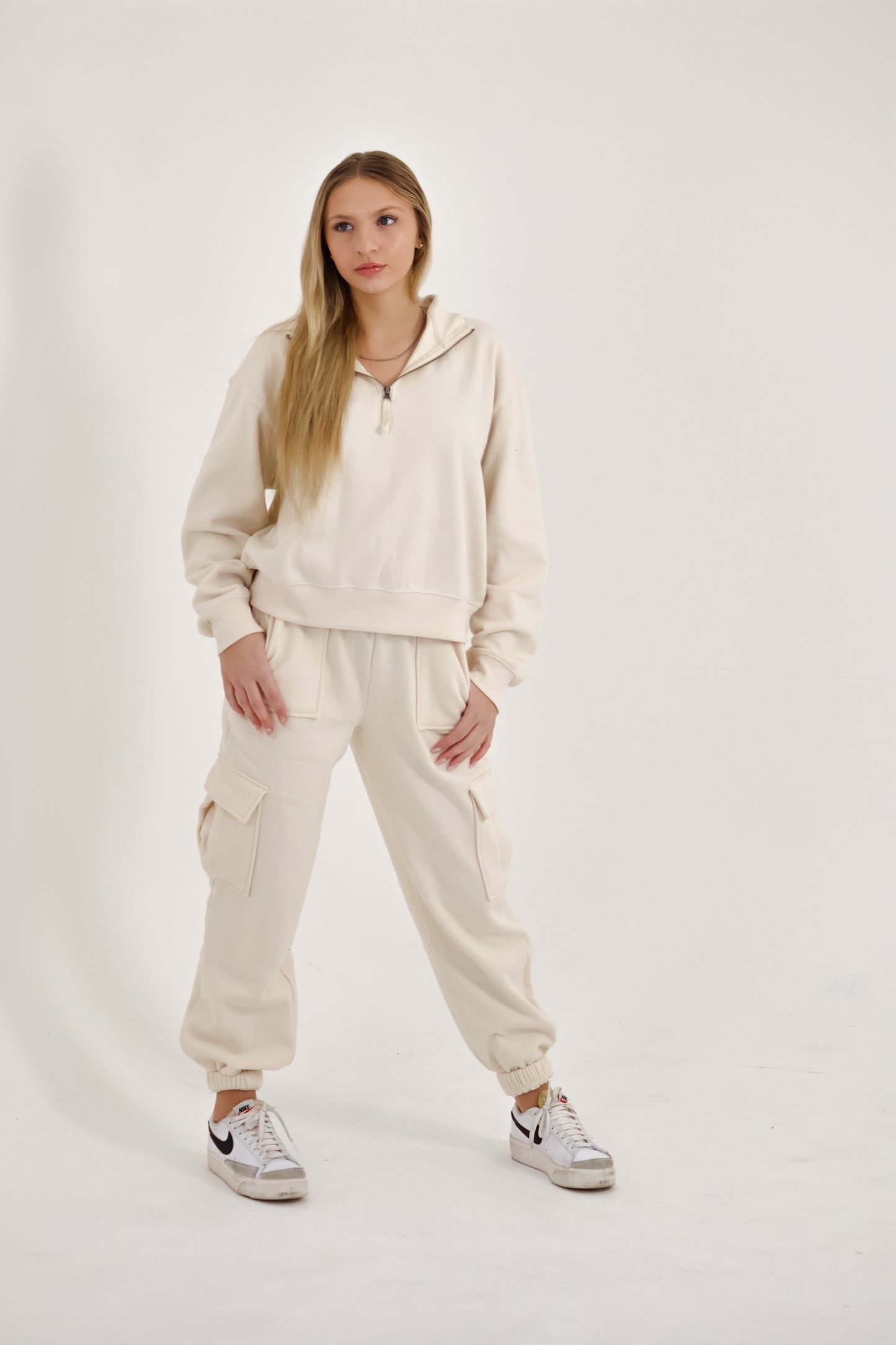 Emily High Waisted Cargo Joggers