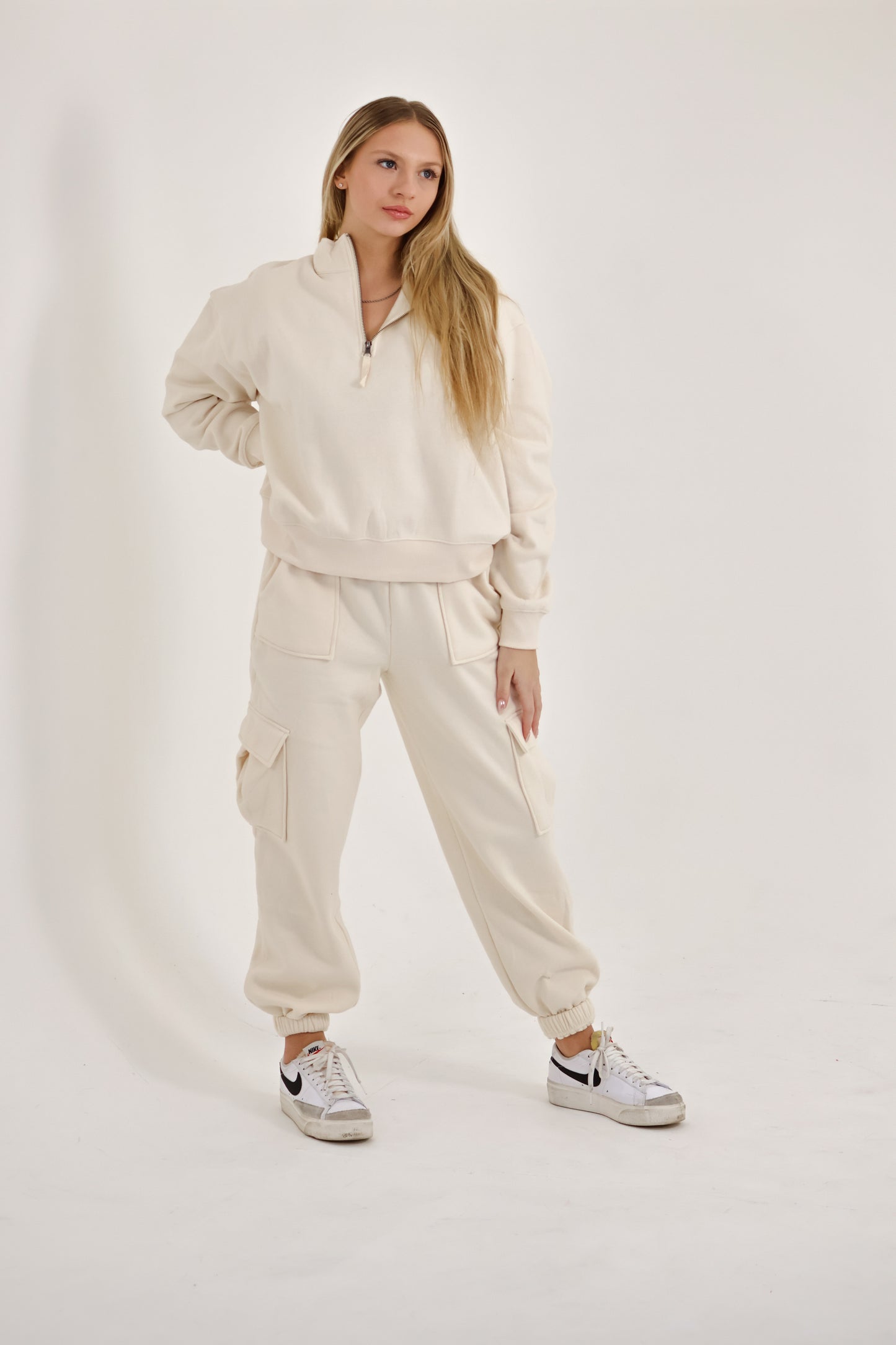 Emily High Waisted Cargo Joggers