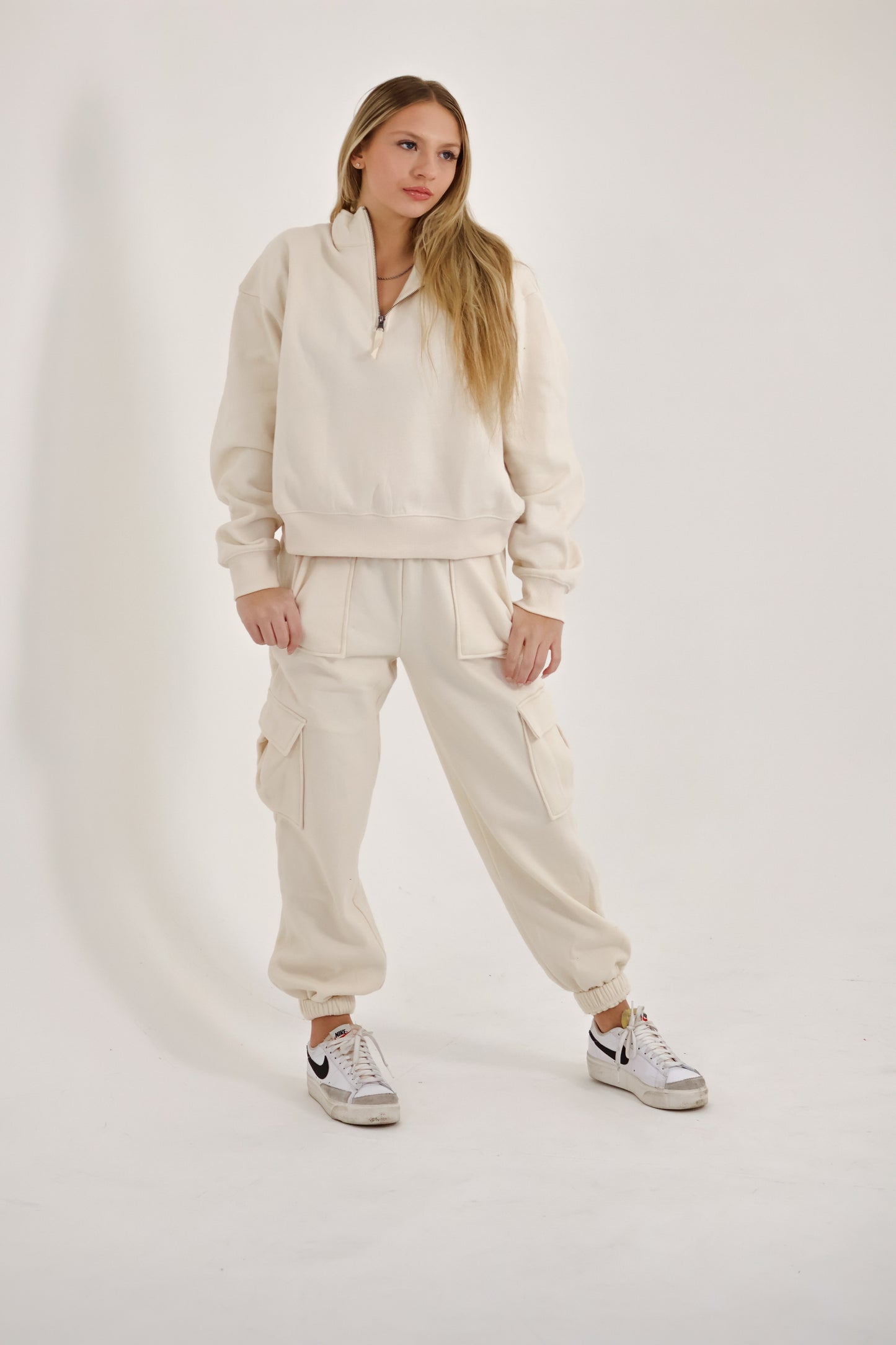 Emily High Waisted Cargo Joggers