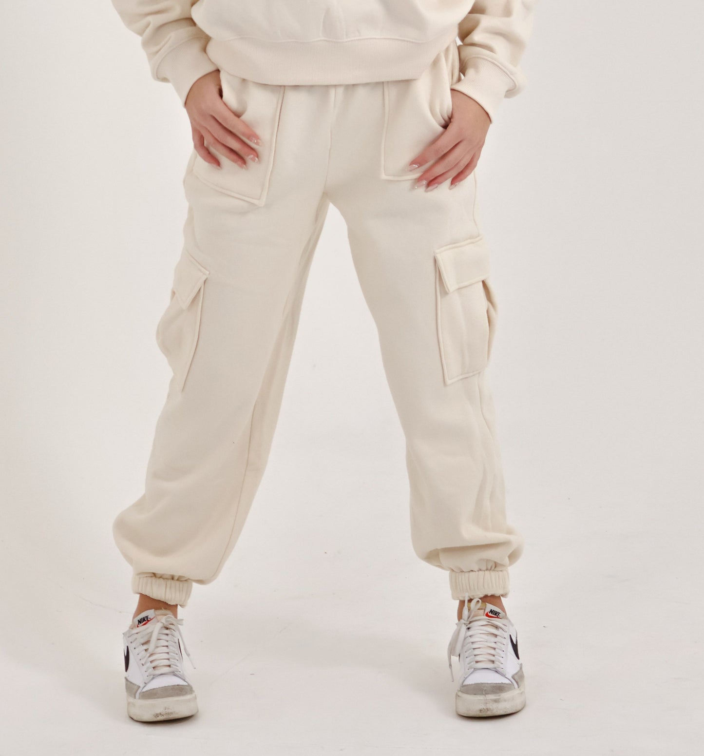 Emily High Waisted Cargo Joggers